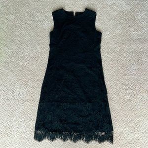 Black lace cocktail dress